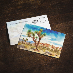 Cartão postal do Parque Nacional da Califórnia em