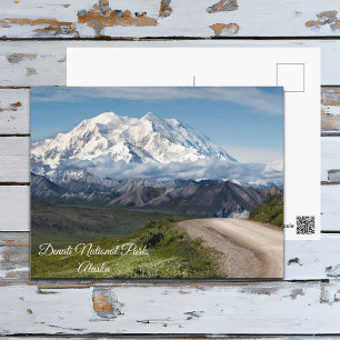 Cartão postal do Parque Nacional de Denali Alaska