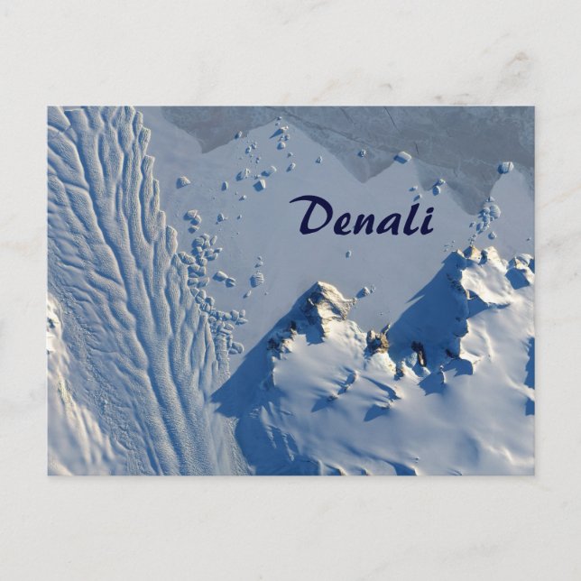 Cartão postal do Parque Nacional de Denali Alaska (Frente)