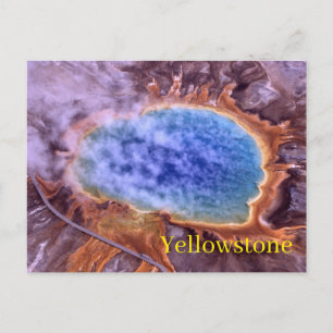 Cartão Postal do Parque Nacional de Yellowstone