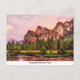 Cartão Postal do Parque Nacional de Yosemite