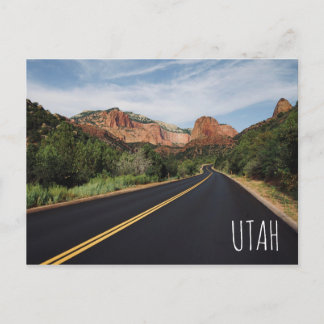 Cartão postal do Parque Nacional do Utah Zion