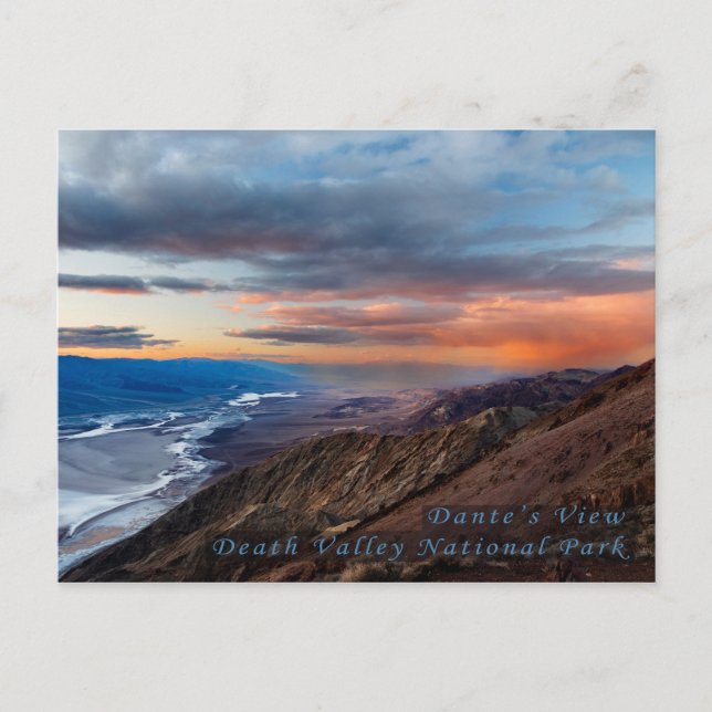 Cartão postal do Parque Nacional do Vale da Morte  (Frente)
