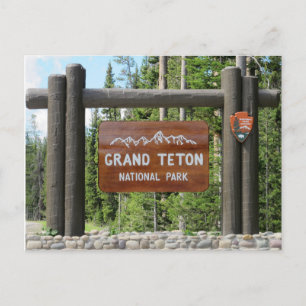 Cartão postal do Parque Nacional Grand Teton