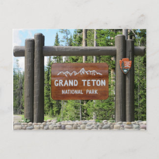 Cartão postal do Parque Nacional Grand Teton