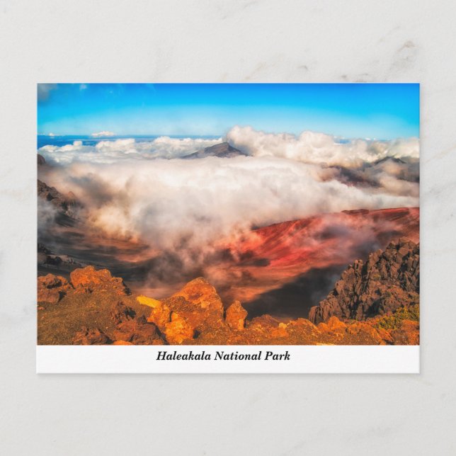 Cartão postal do Parque Nacional Haleakala (Frente)