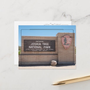 Cartão Postal do Parque Nacional Joshua Tree