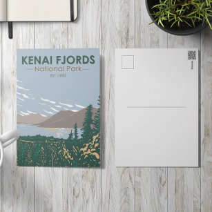 Cartão postal do Parque Nacional Kenai Fjords Skil