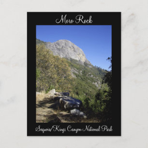 Cartão postal do Parque Nacional Moro Rock Sequoi