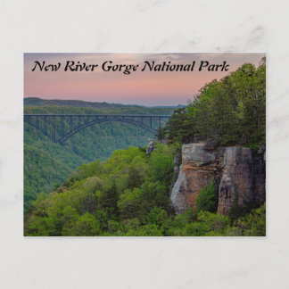 Cartão postal do Parque Nacional New River Gorge