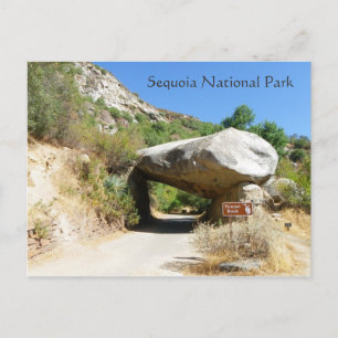 Cartão postal do Parque Nacional Sequoia/Túnel R