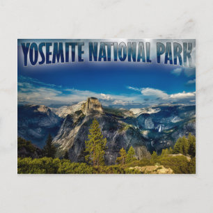 Cartão postal do Parque Nacional Yosemite Valley Y