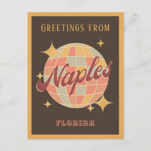 Cartão postal do Partido da Vintage na Flórida de 