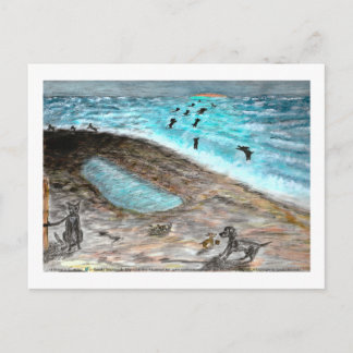 Cartão postal do Partido Doggie Beach