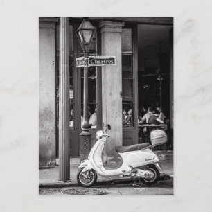 Cartão postal do Patinete Vintage   patinete anti