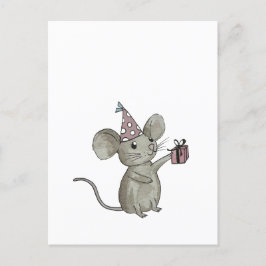cartão postal do pequeno rato