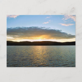Cartão postal do pôr do sol