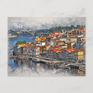 Cartão postal do Porto, Portugal