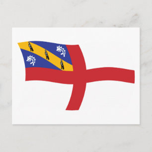 Cartão Postal do Poste da Bandeira de Herm