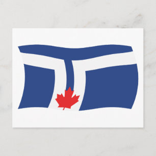 Cartão Postal do Poste da Bandeira de Toronto