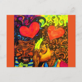 Cartão postal do pôster Amor Preto