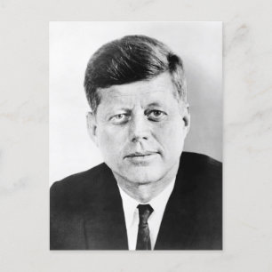 Cartão postal do Presidente John F Kennedy