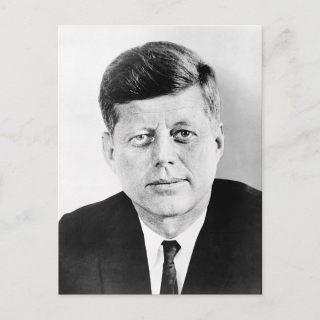 Cartão postal do Presidente John F Kennedy (Frente)