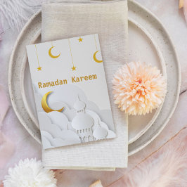 Cartão postal do Ramadan Kareem Ramadan Mubarak