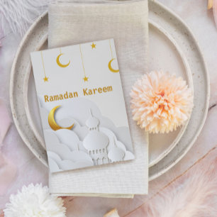Cartão postal do Ramadan Kareem Ramadan Mubarak