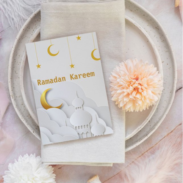 Cartão postal do Ramadan Kareem Ramadan Mubarak (Criador carregado)