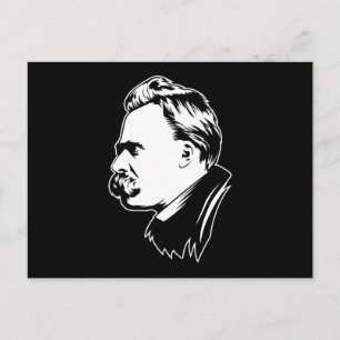 Cartão Postal do Retrato de Frederich Nietzsche