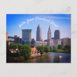 Cartão postal do rio Cleveland Scenic