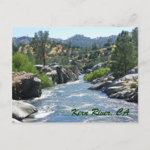 Cartão postal do rio Kern super bonito!