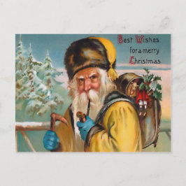 Cartão postal do Santo Vintage Nick
