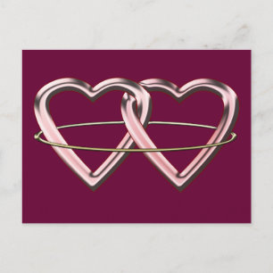 Cartão postal do símbolo do casamento pagão