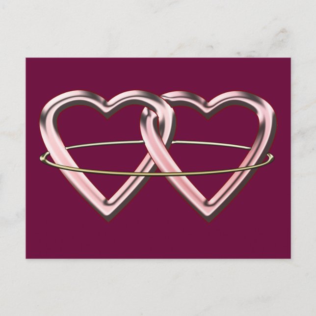 Cartão postal do símbolo do casamento pagão (Frente)