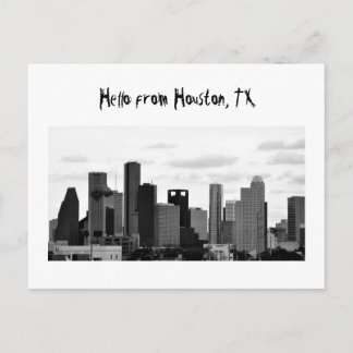 Cartão postal do skyline Houston