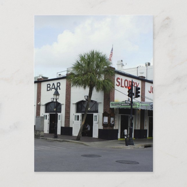 Cartão Postal Do Sloppy Joe (Frente)