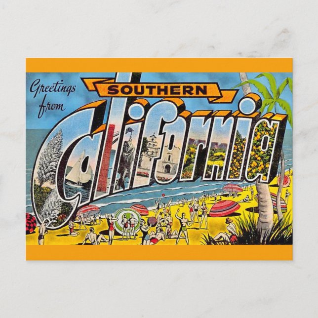 Cartão Postal do Sul da Califórnia (Frente)