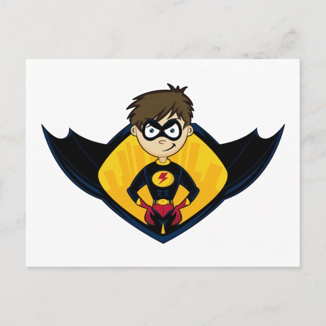 Cartão postal do Super-herói (Frente)