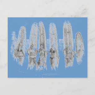 Cartão postal do surf