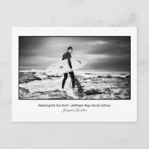Cartão postal do Surfer a Jeffry's Bay