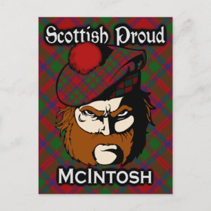 Cartão postal do Tartan do Clã Escocês McIntosh
