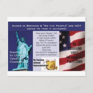 Cartão postal do Tea Party