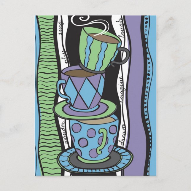 Cartão postal do Tea Party (Frente)