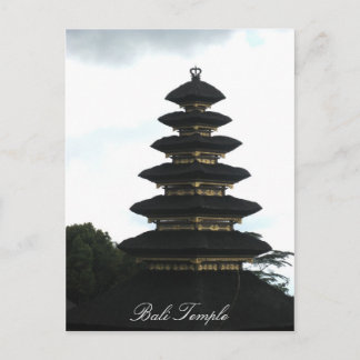 Cartão postal do Templo Bali