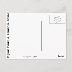 Cartão postal do Templo Jaguar