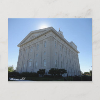 Cartão postal do Templo LDS de Nauvoo