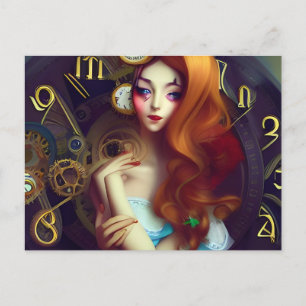 Cartão postal do tempo que continua a avançar