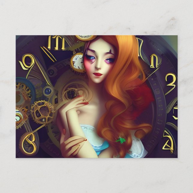 Cartão postal do tempo que continua a avançar (Frente)